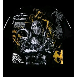 Civil Regime x Mortal Kombat 2 Noob Saibot Side by Side 199X Oversized Tee Large